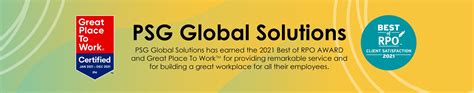 psg global solutions careers